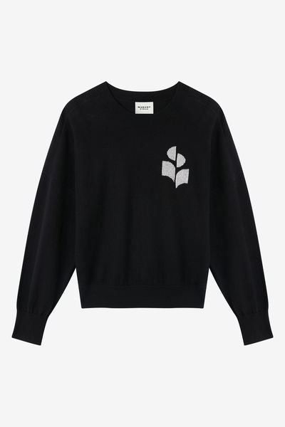 Jersey de algodón marisans - Black and silver - Woman - 3