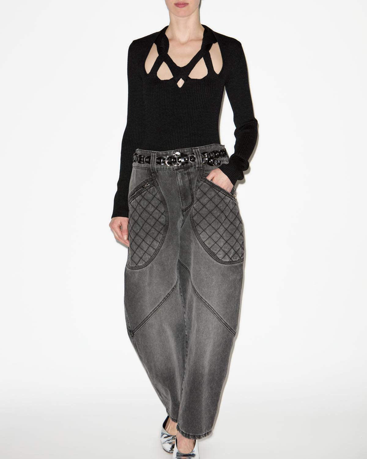 Zoria sweater - Nero - Woman - 1