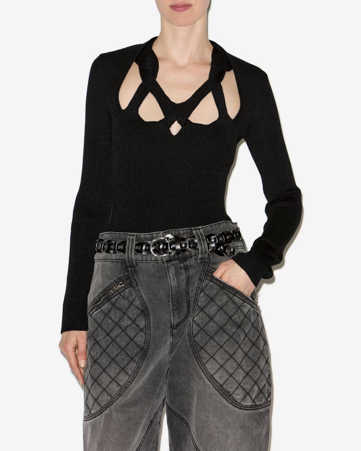 Zoria sweater - Nero - Woman - 3