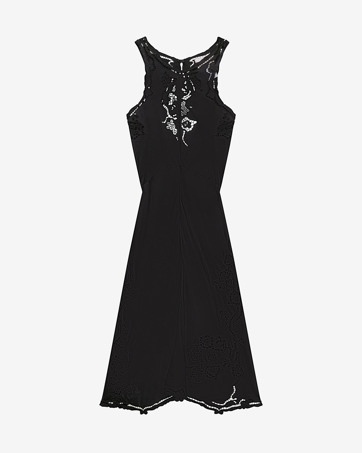 Jadel sleeveless silk lingerie dress - Black - Woman - 5