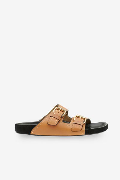 Sandali aperti in pelle lennyo - Naturale - Woman - 1