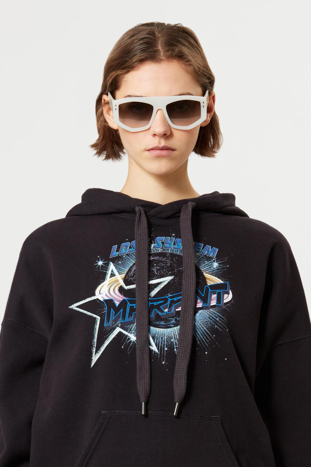 Mansel sweatshirt - Negro lavado - Woman - 3