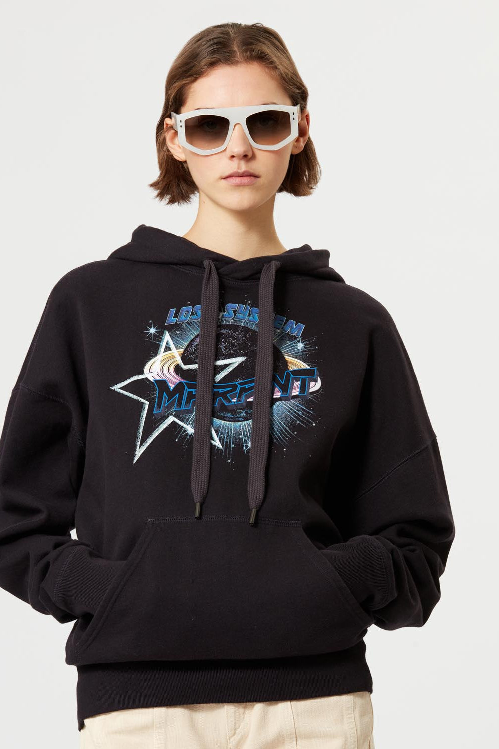 Mansel sweatshirt - Negro lavado - Woman - 4