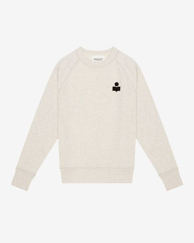 Milla cotton logo sweatshirt - Ecru - Woman - 10