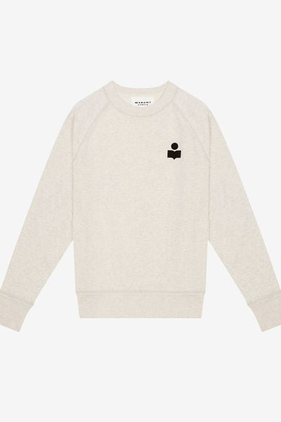 Sweatshirt milla aus baumwolle mit logo - Naturfarben - Woman - 2