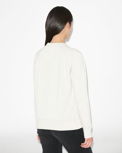 Milla cotton logo sweatshirt - Ecru - Woman - 8