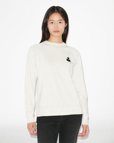 Milla cotton logo sweatshirt - Ecru - Woman - 6