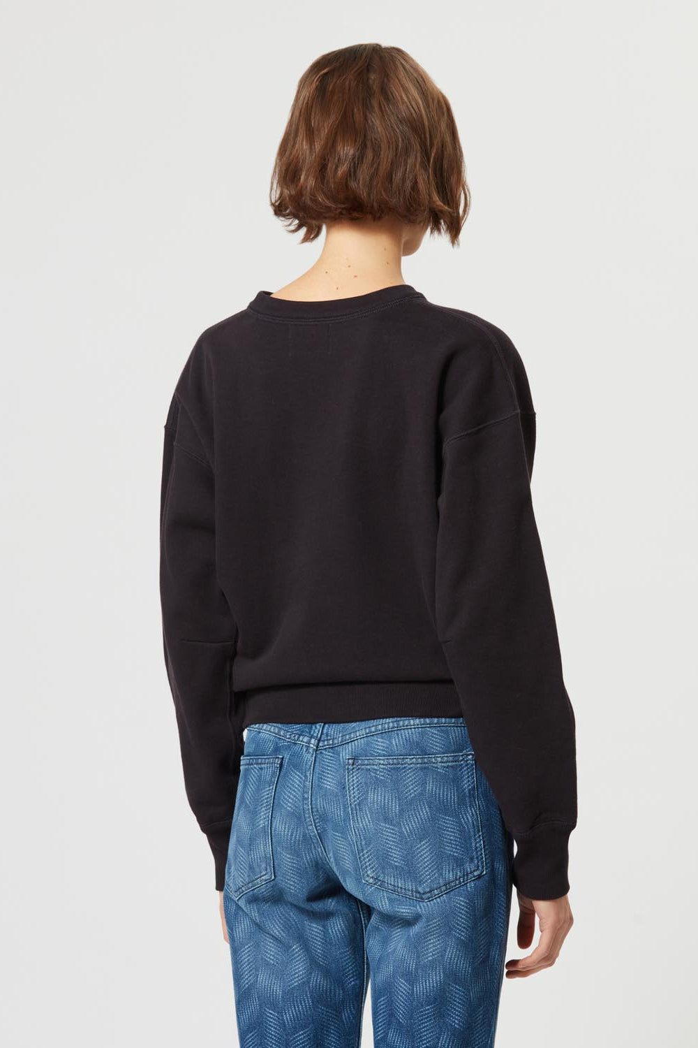 Sweatshirt mobyli - Noir délavé - Woman - 5
