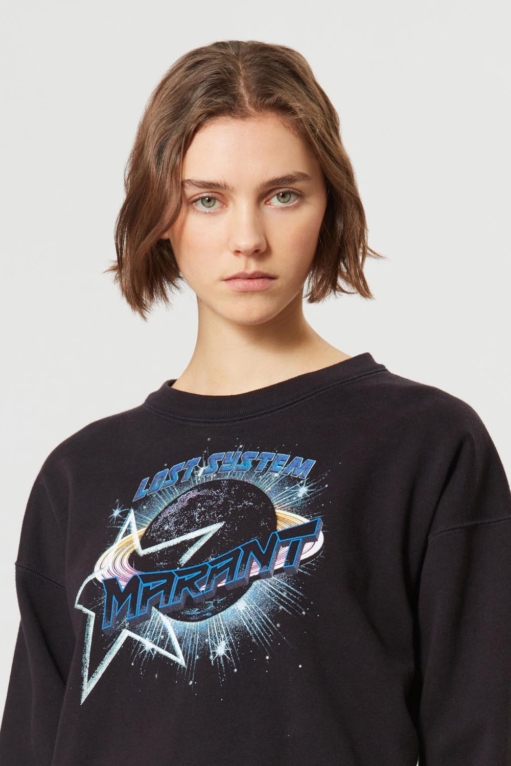 Sweatshirt mobyli - Noir délavé - Woman - 4