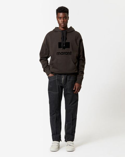 Miley logo hoodie sweatshirt - Black - Man - 1