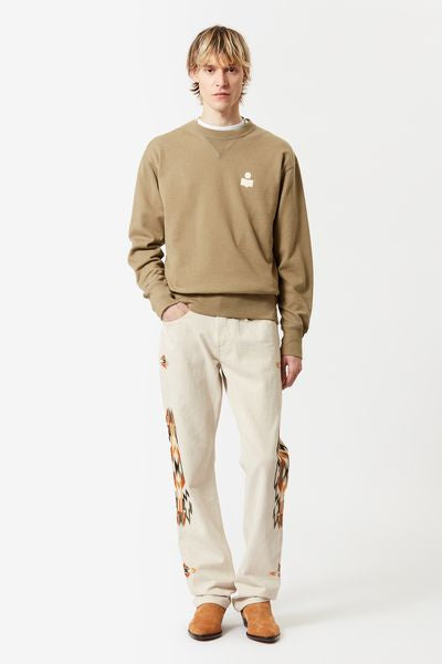 Sweatshirt mike - Kaki-écru - Man - 3