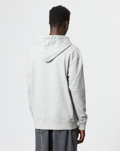 Marcello Hoodie Sweatshirt Man gray | ISABEL MARANT Official