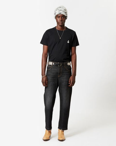 T-shirt zafferh - Noir et écru - Man - 1