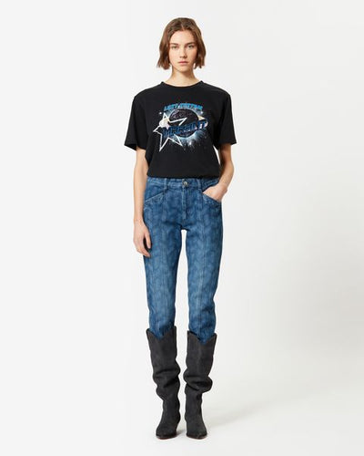 Enna t-shirt - Black - Woman - 1