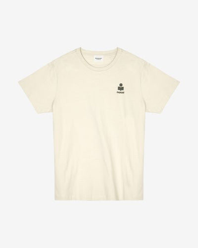 T-shirt à logo en coton aby - Beige - Woman - 9