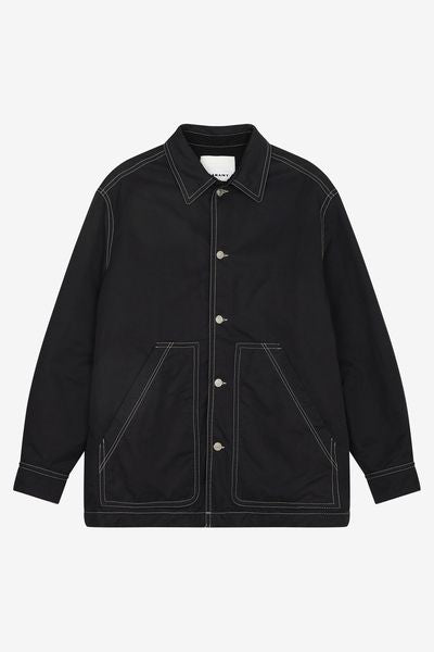 Lawrence jacket - 검정으로 씻어낸 - Man - 1