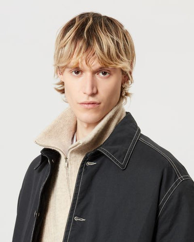 Lawrence jacket - Nero lavato - Man - 2