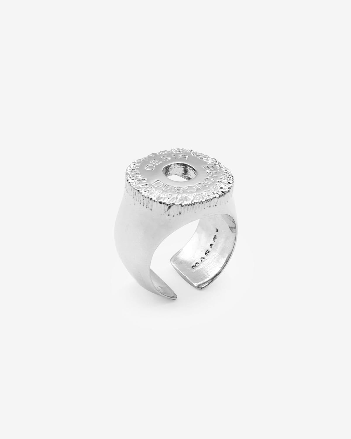 Bague en laiton argenté desir man - Argent - Man - 3