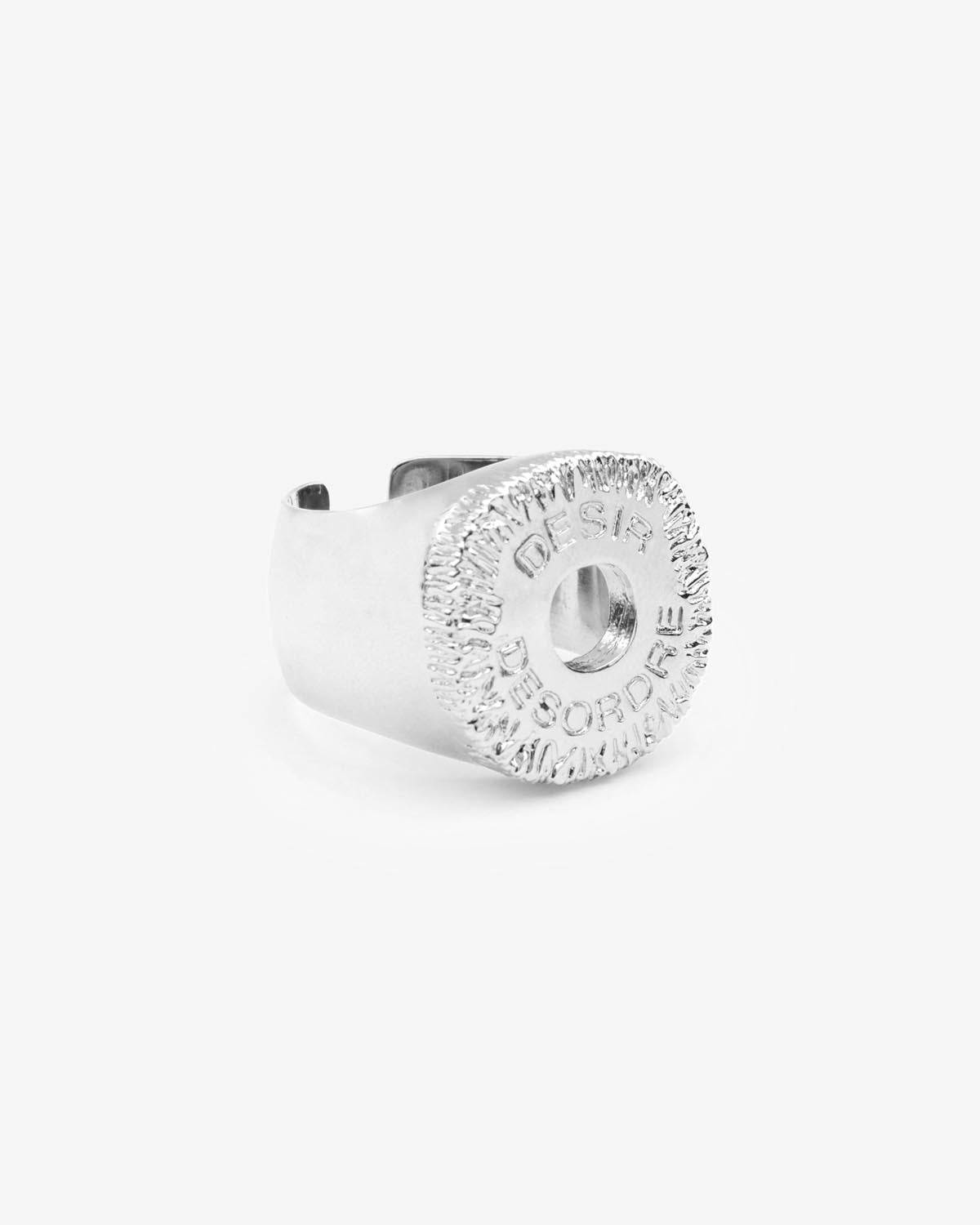 Bague en laiton argenté desir man - Argent - Man - 1