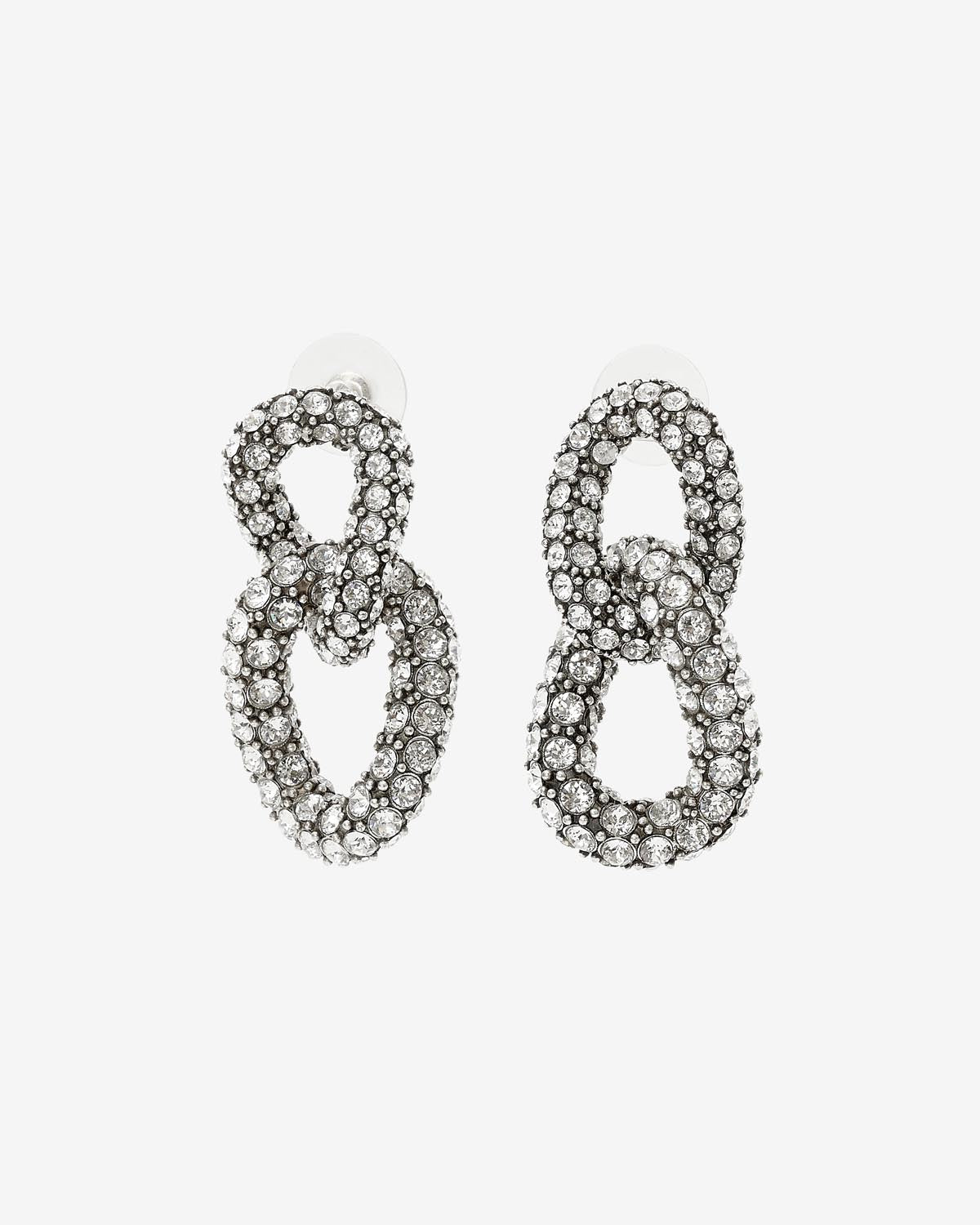 Strass-ohrringe funky ring - Silber - Woman - 1