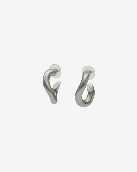 ISABEL MARANT エンヘリッシュトタフルリンクイヤリンク Links Earrings Woman silver | ISABEL MARANT Official online