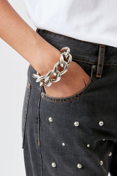 Pulsera de cadena oversize links - Plata - Woman - 4