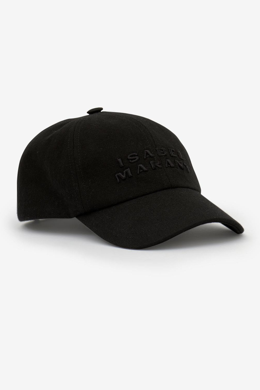 Berretto tyron in tela con logo ricamato - Black-black - Woman - 3