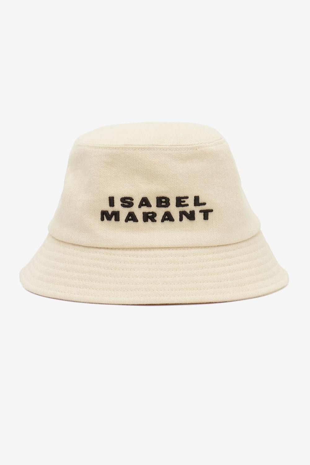 Bucket hat haley mit gesticktem logo - Ecru and black - Woman - 1