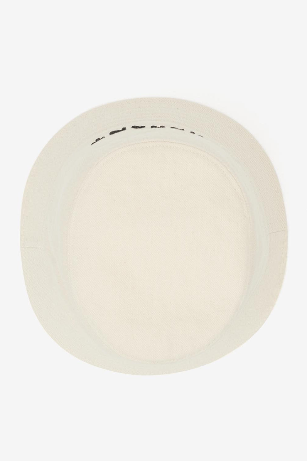 Bob à logo brodé haley - Écru et noir - Man - 5