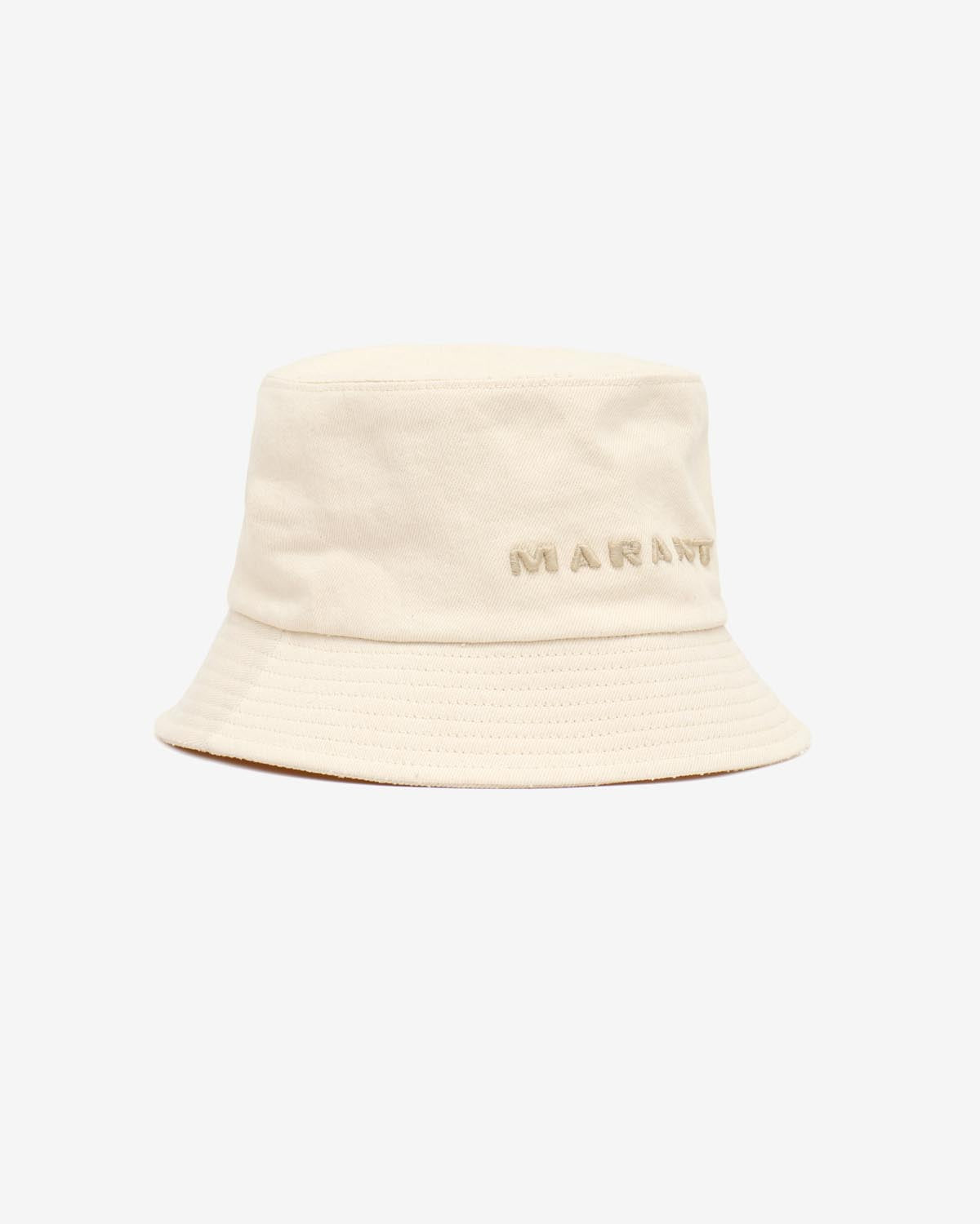 Bob à logo brodé haley - Écru-écru - Man - 8