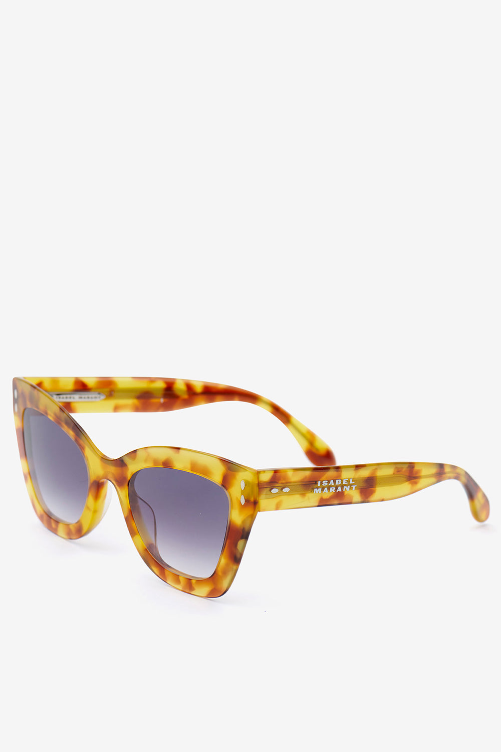 Cat-eye-sonnenbrille louny - Havana honey-dark gray - Woman - 2