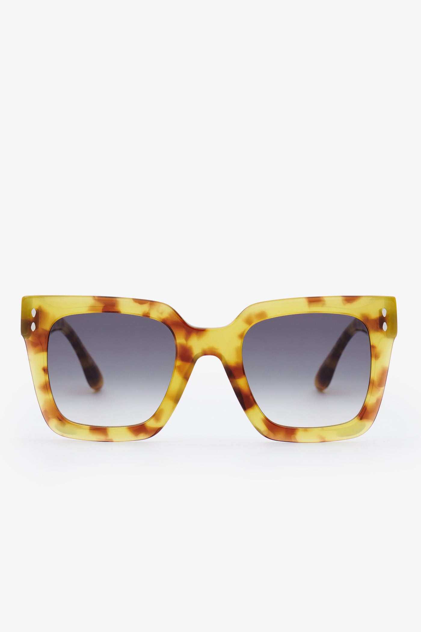 Cat-eye-sonnenbrille ekly - Havana honey-dark gray - Woman - 1