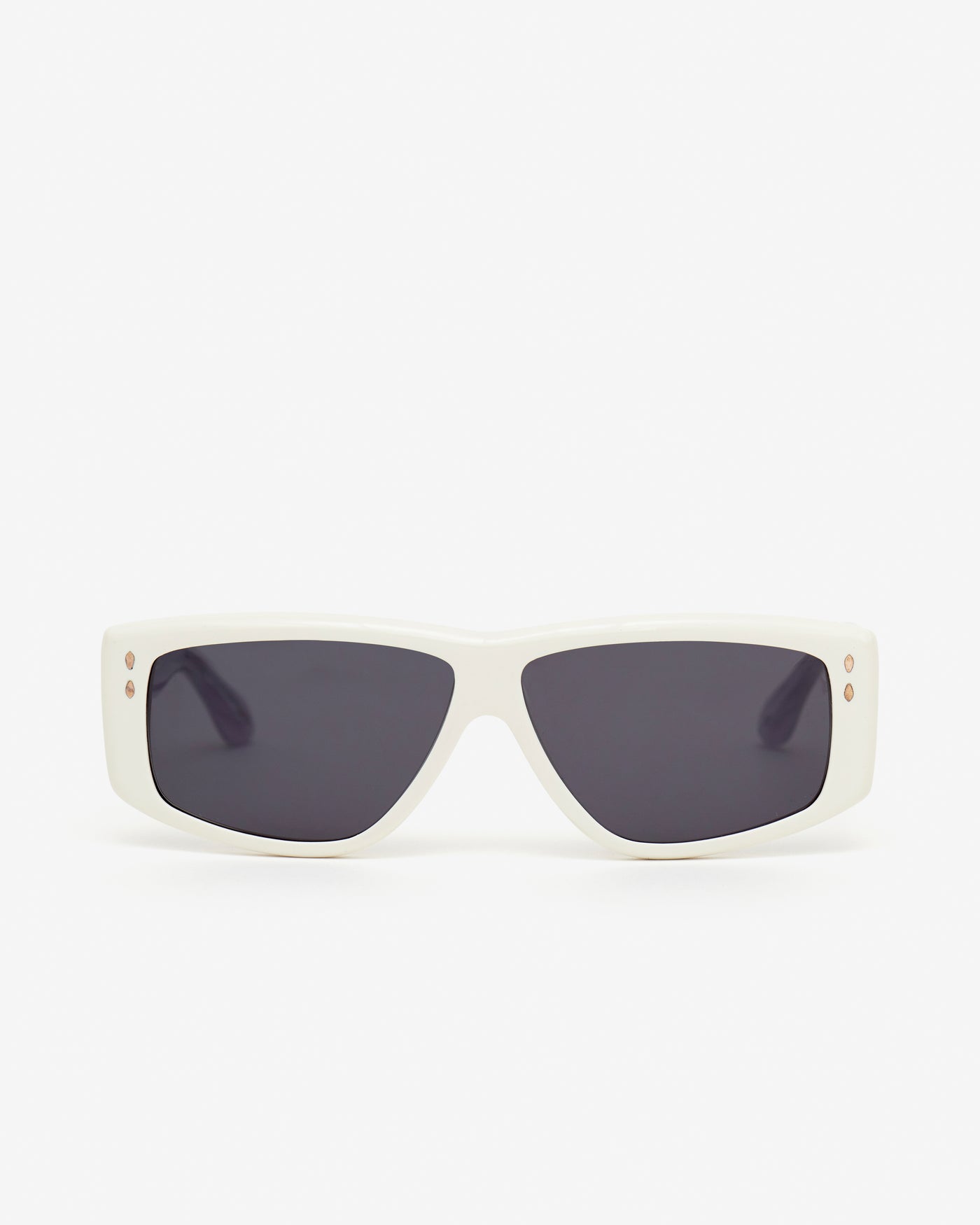 Micky rectangular sunglasses - Ivory-gray - Woman - 1