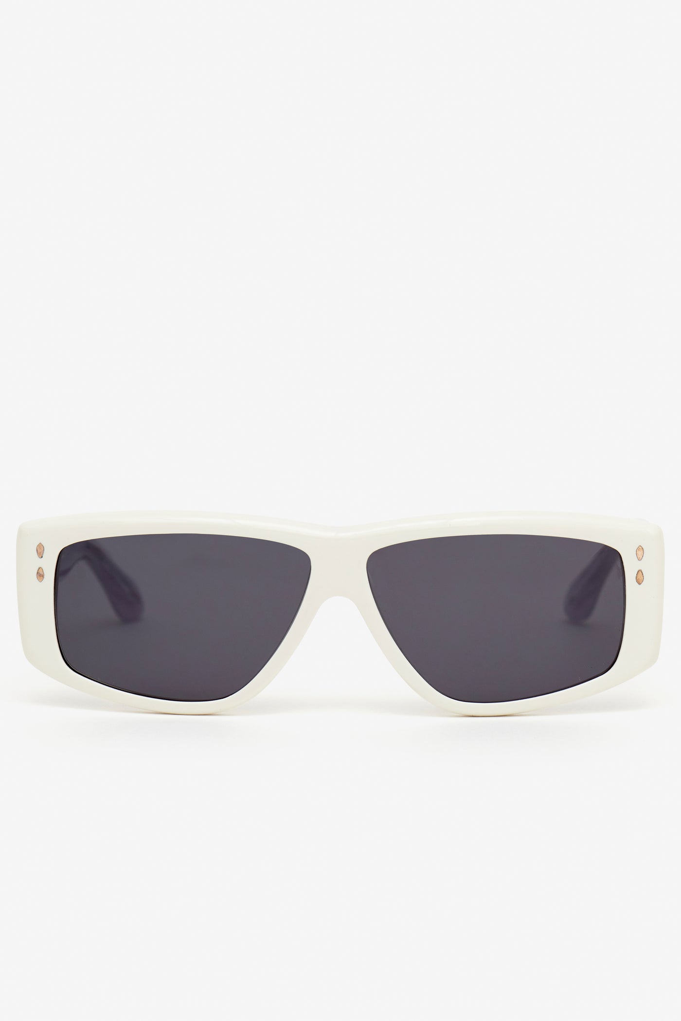 Micky rectangular sunglasses - Ivory-gray - Woman - 1