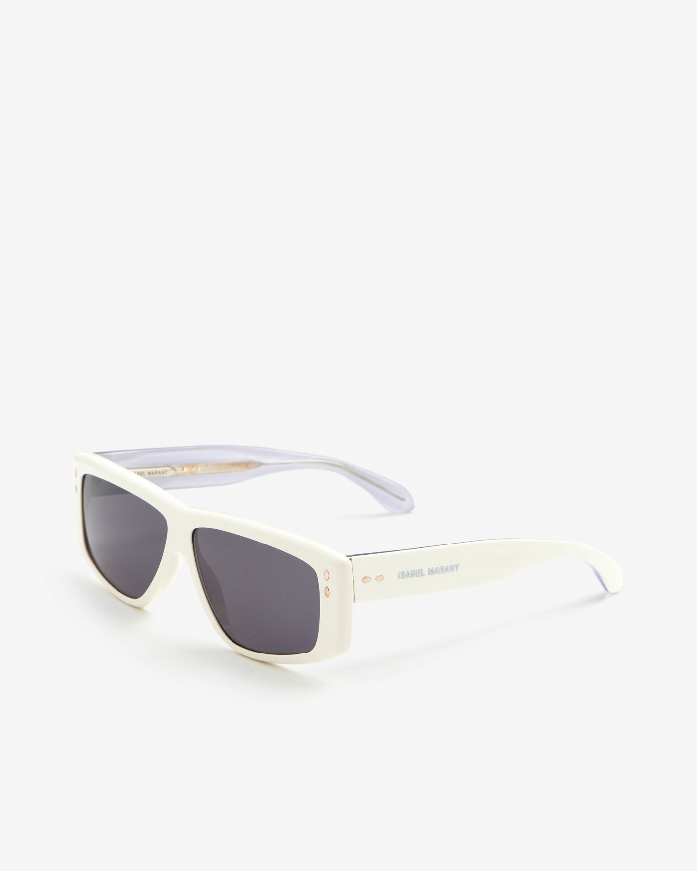 Micky rectangular sunglasses - Ivory-gray - Woman - 3