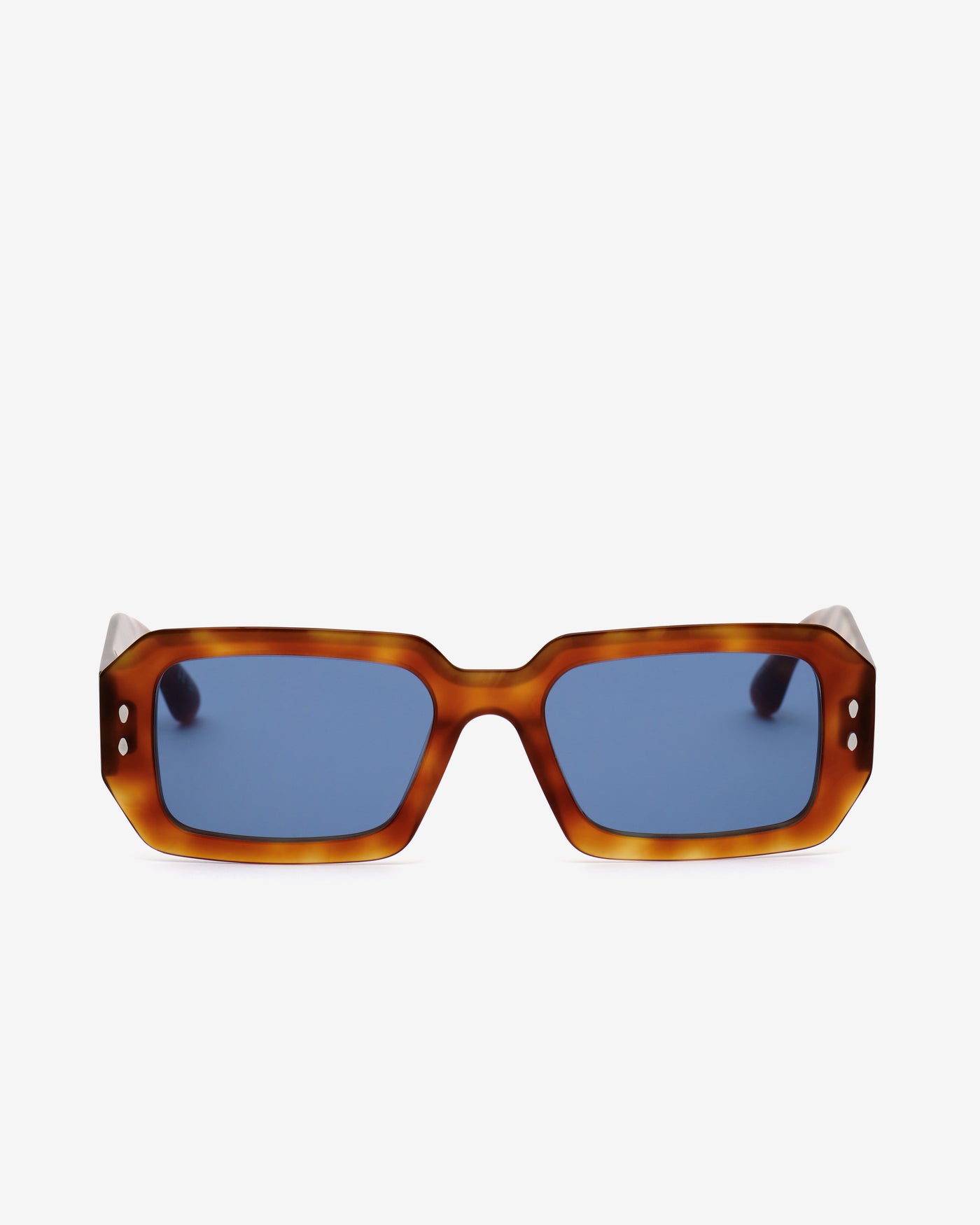 Lizzy 사각 선글라스 - Brown hav-blue - Woman - 1