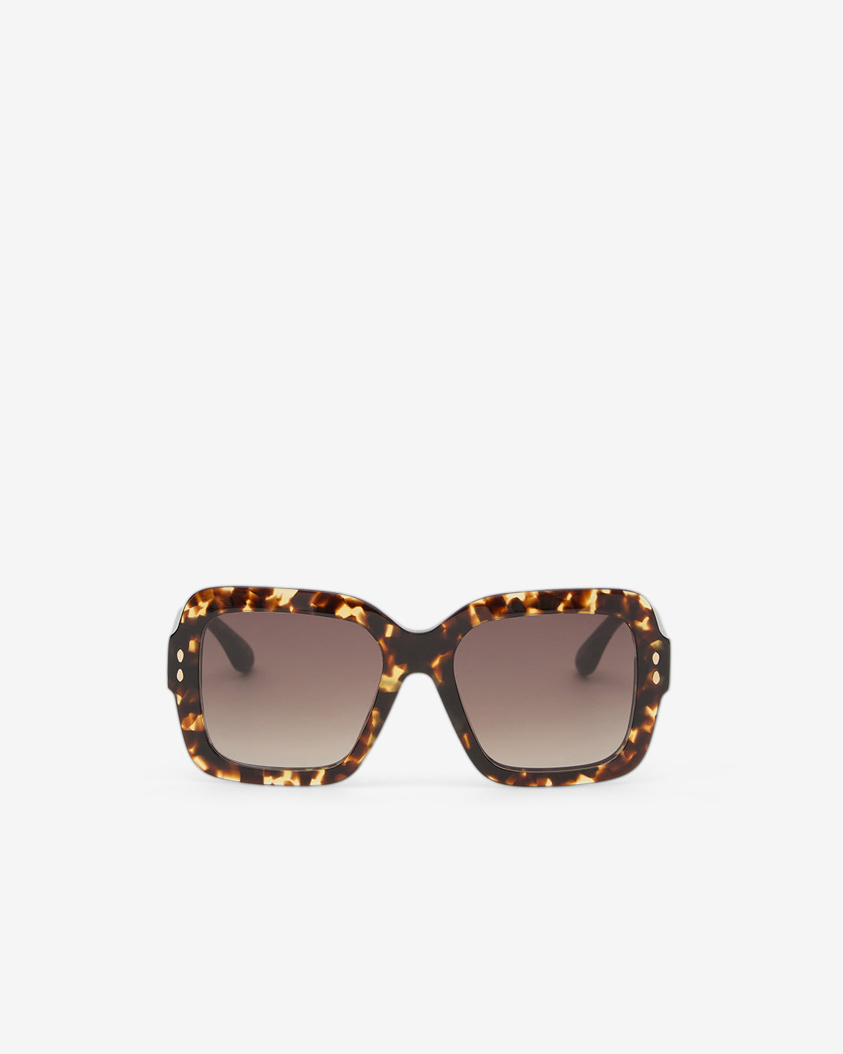 Sundy square sunglasses - Havana-brown s - Woman - 1