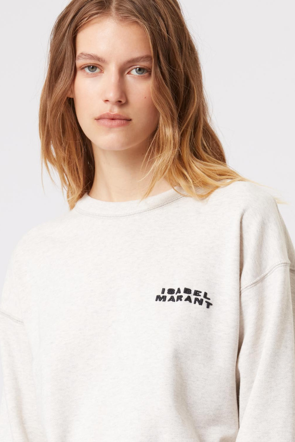 Leichtes sweatshirt shad aus baumwolle mit logo - Naturfarben - Woman - 3