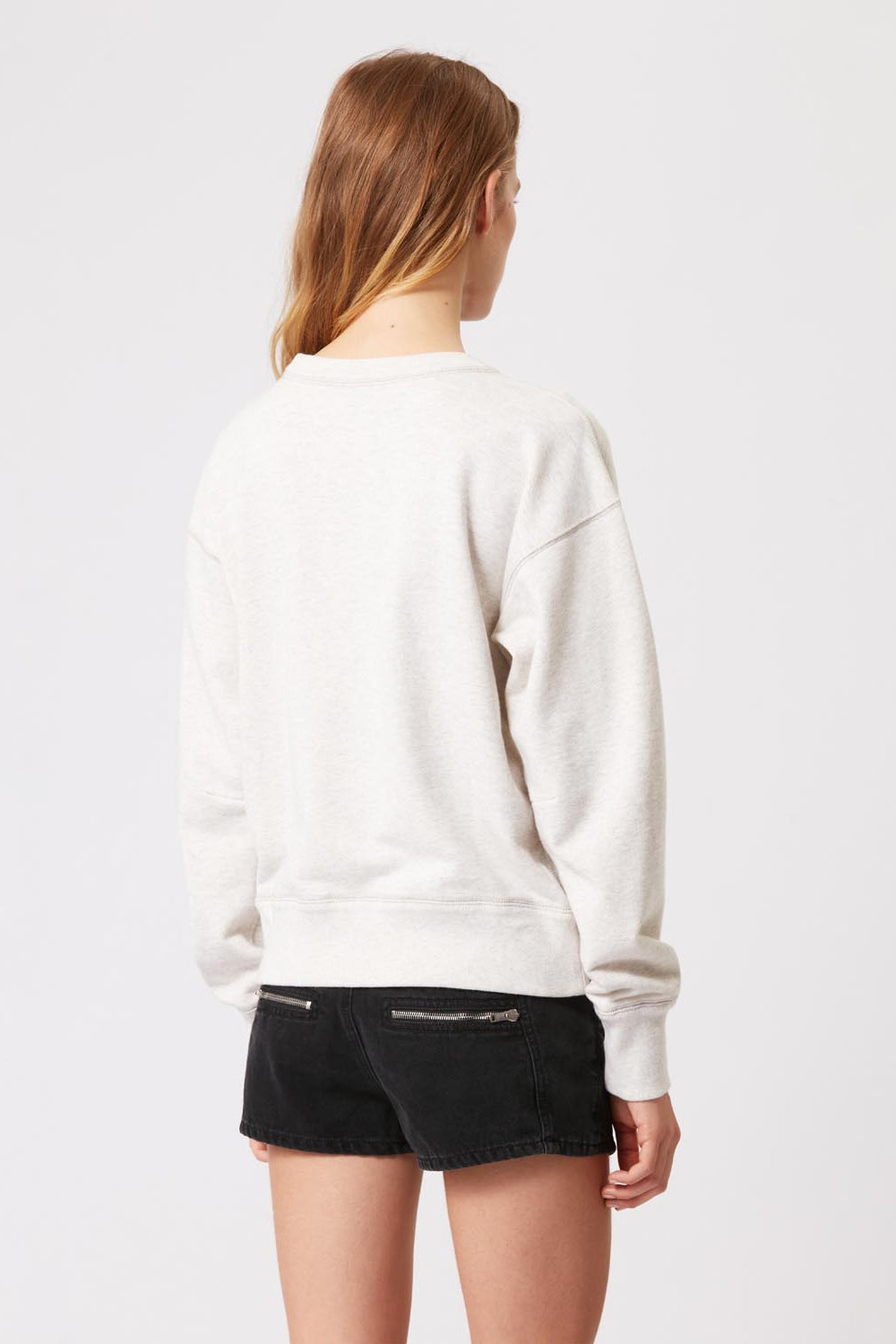 Leichtes sweatshirt shad aus baumwolle mit logo - Naturfarben - Woman - 5