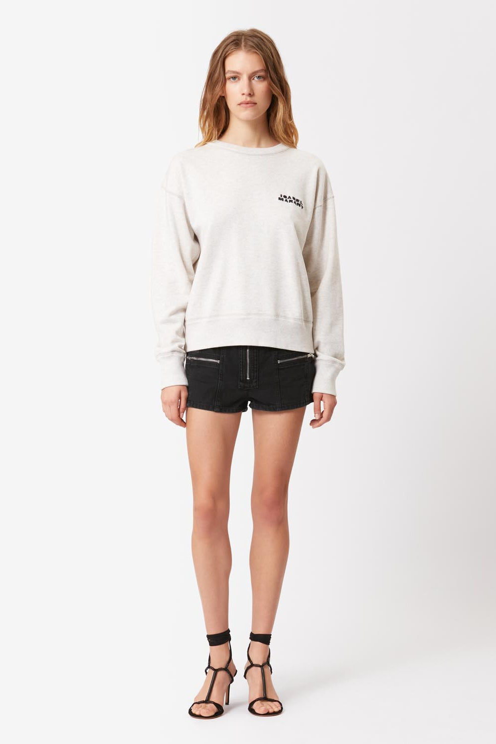 Leichtes sweatshirt shad aus baumwolle mit logo - Naturfarben - Woman - 2