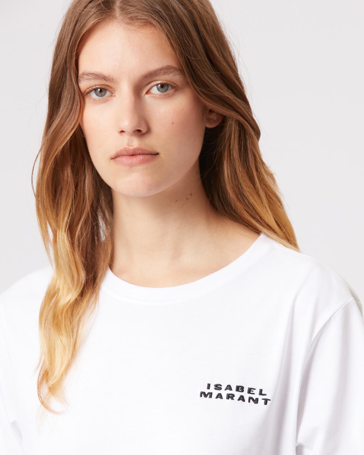 T-shirt vidal mit logo Woman Weiß 9