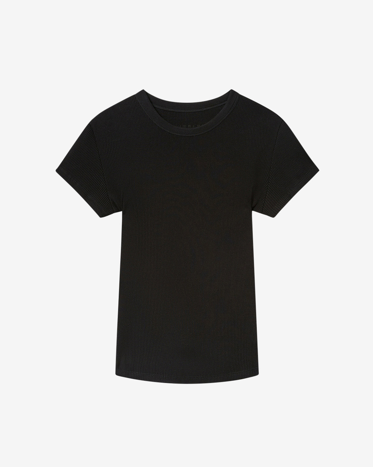 T-shirt à manches courtes en coton côtelé taomi - Noir - Woman - 5