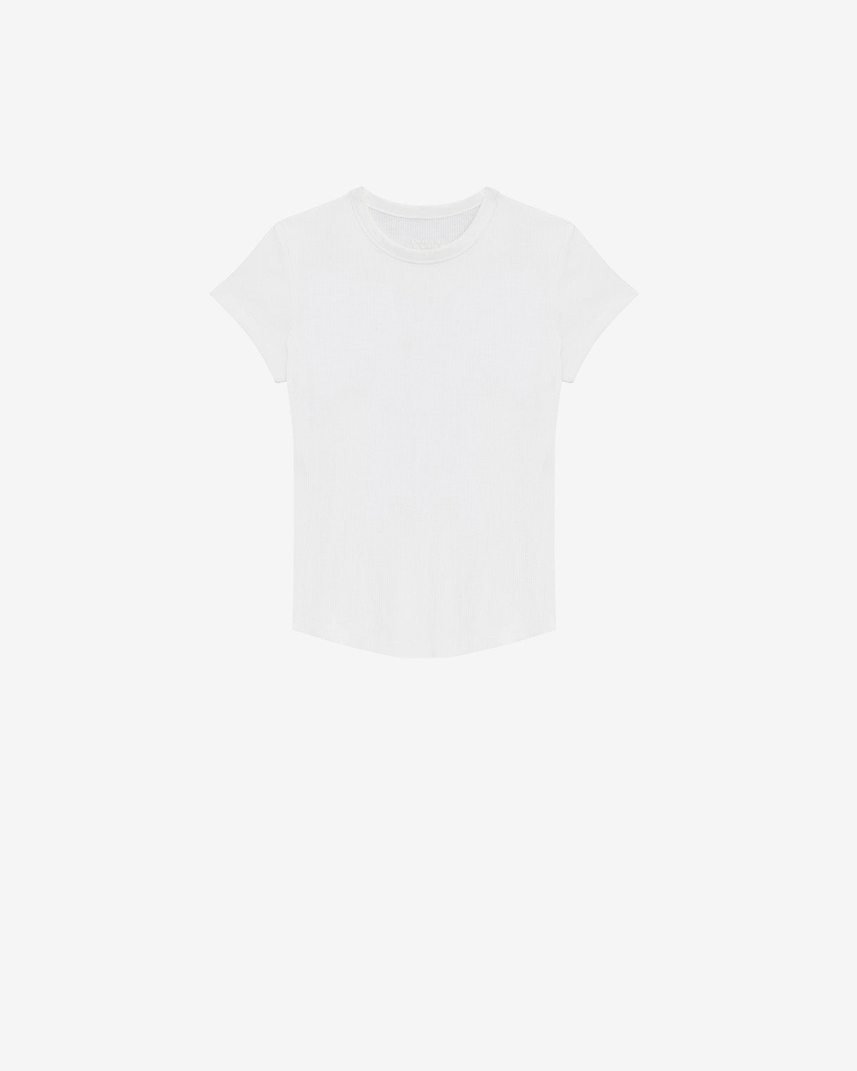 Camiseta de manga corta de algodón acanalado taomi - Blanco - Woman - 5