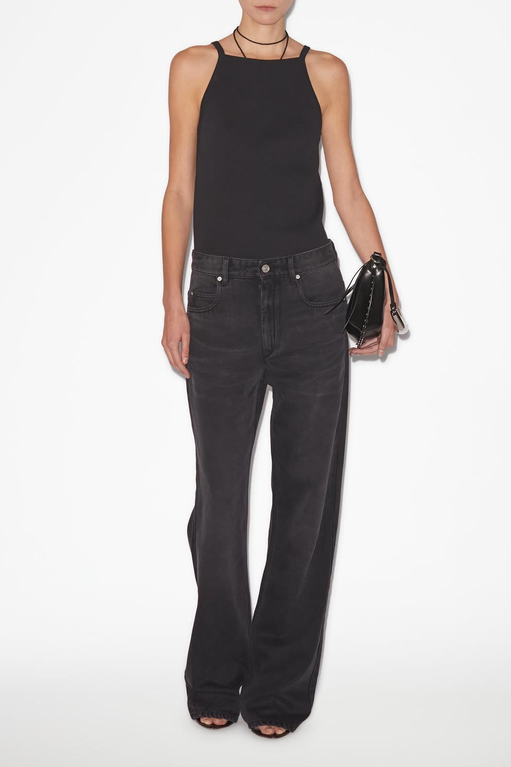 T-shirt ajusté en jersey tirza - Noir - Woman - 3