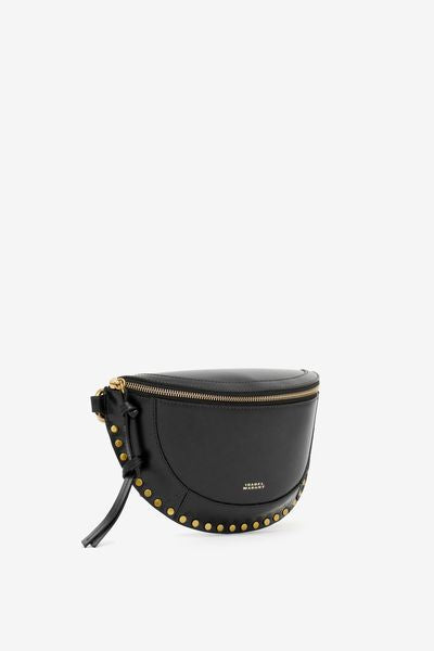 Sac banane en cuir de veau skano - Noir - Woman - 9