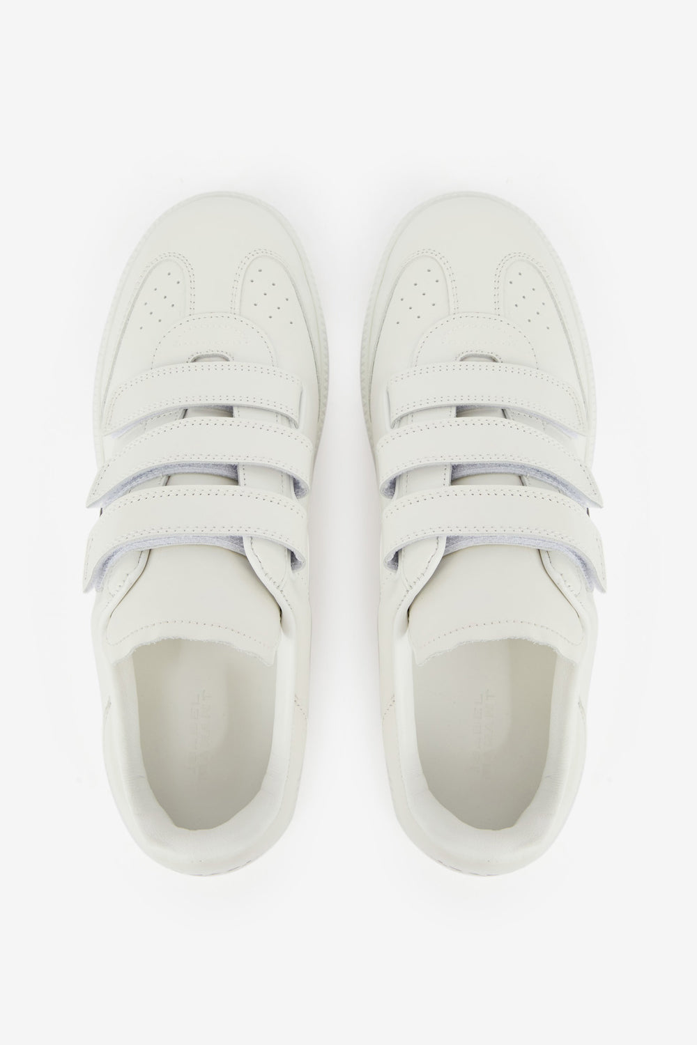 Niedrige sneakers beth aus leder. - Black-white - Woman - 4