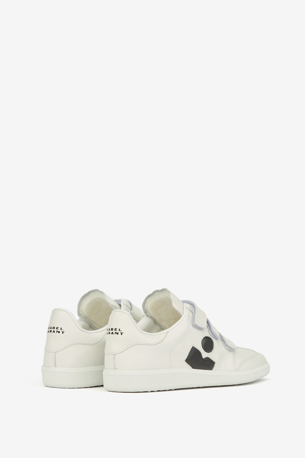 Niedrige sneakers beth aus leder. - Black-white - Woman - 2