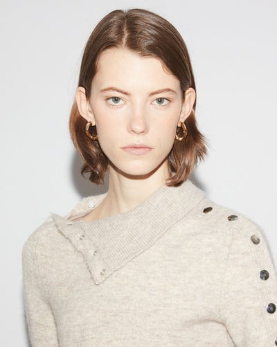 Links hoop earrings - Gold - Woman - 6