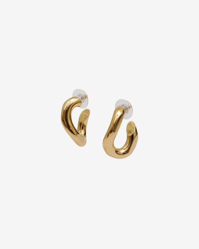 Links hoop earrings - Gold - Woman - 3