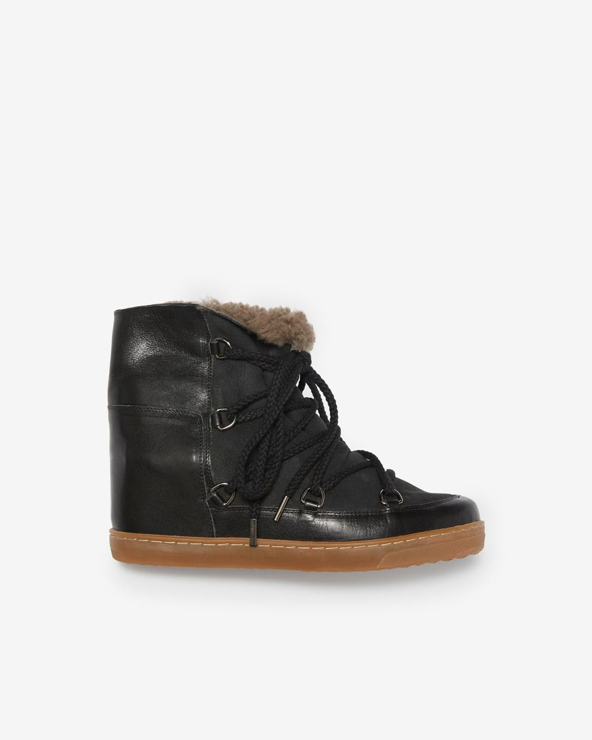 Nowles shearling-lined snow boots - Black - Woman - 1
